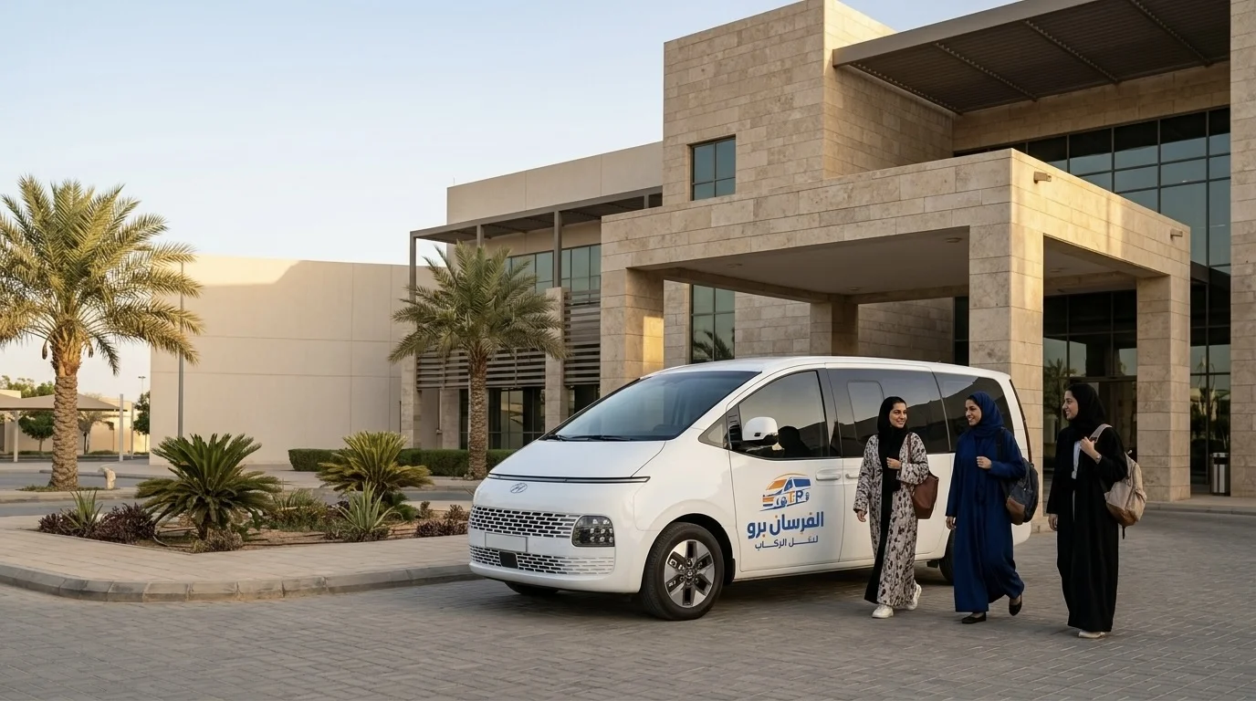 نقل موظفات المولات التجارية بالرياض